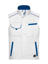 Leichte Arbeitsweste in Weiß